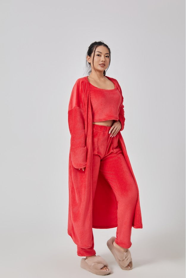 3 Piece Cozy Pajama Set for comfy days