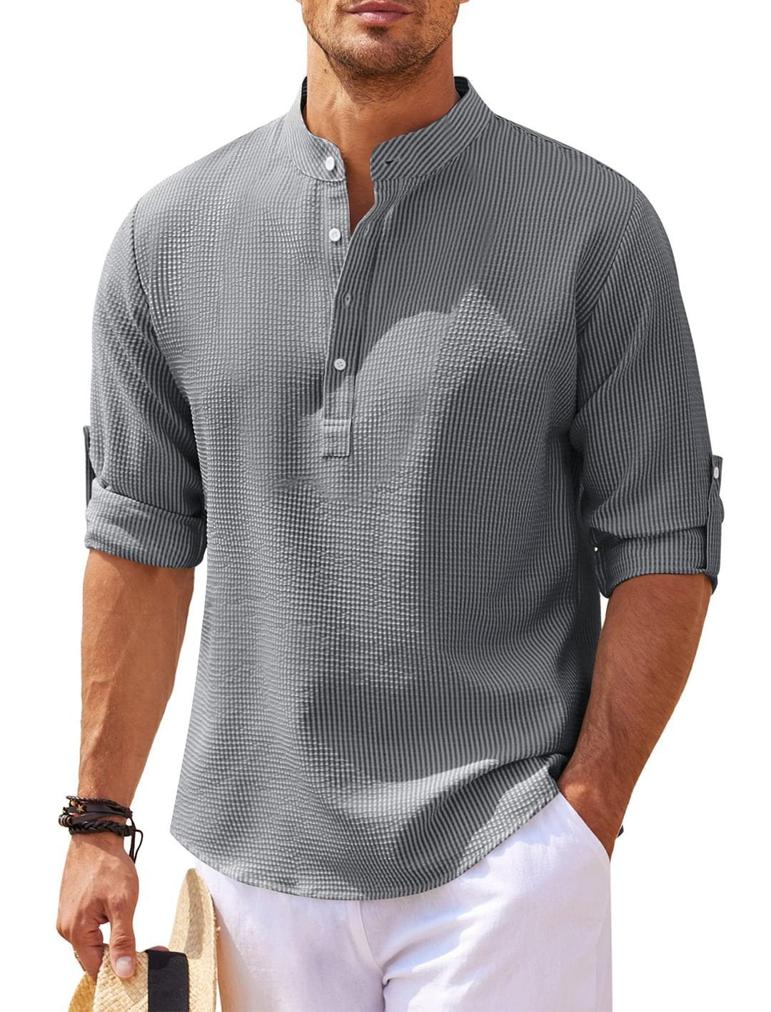 Men's Casual Shirt with Long Sleeve