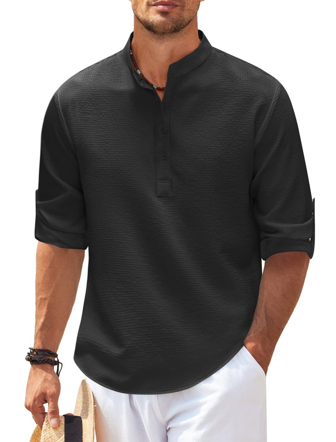 Men's Casual Shirt with Long Sleeve