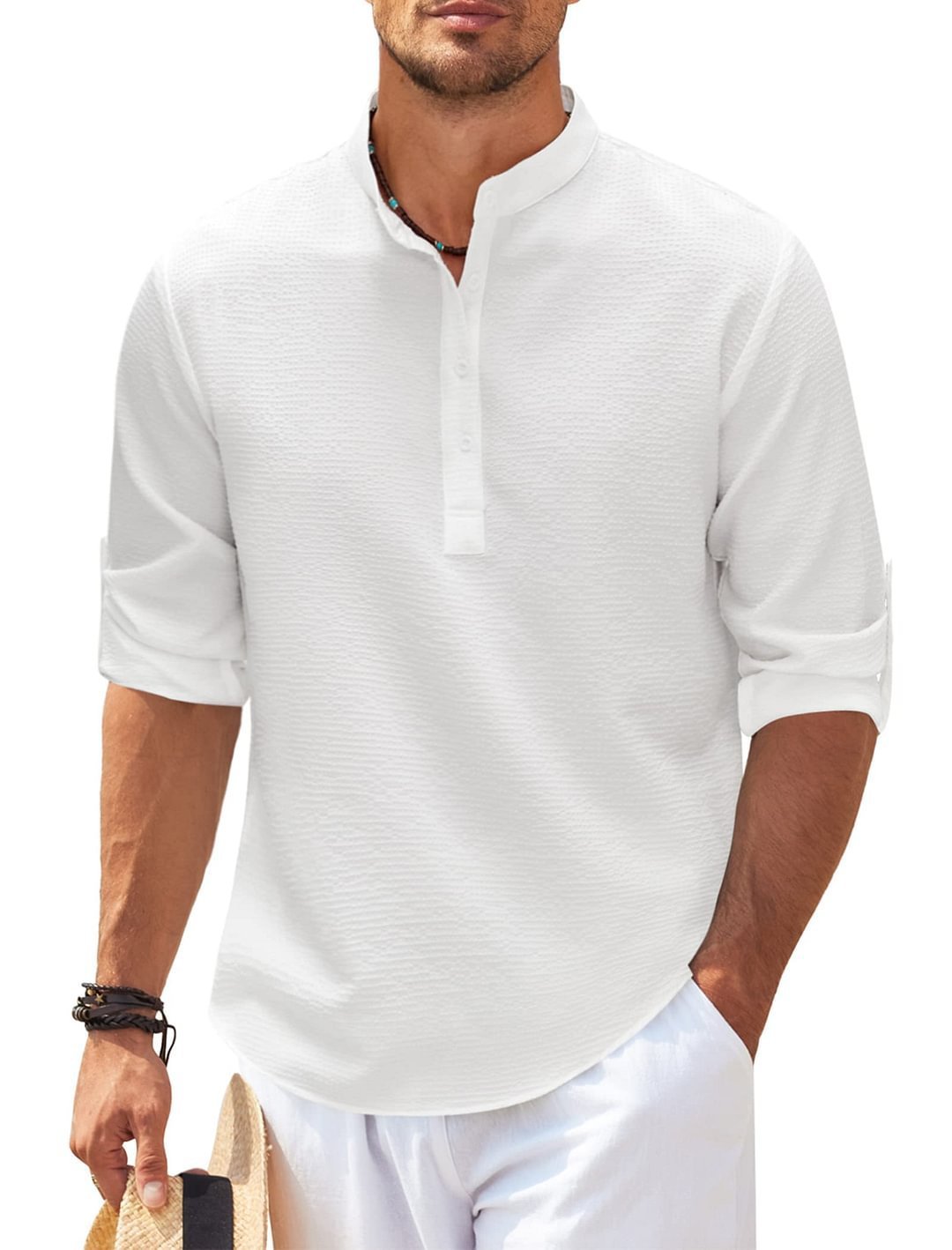 Men's Casual Shirt with Long Sleeve