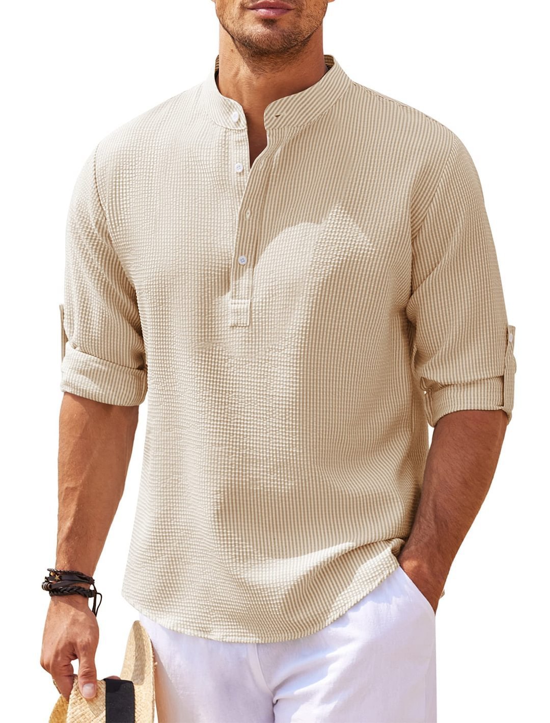 Men's Casual Shirt with Long Sleeve