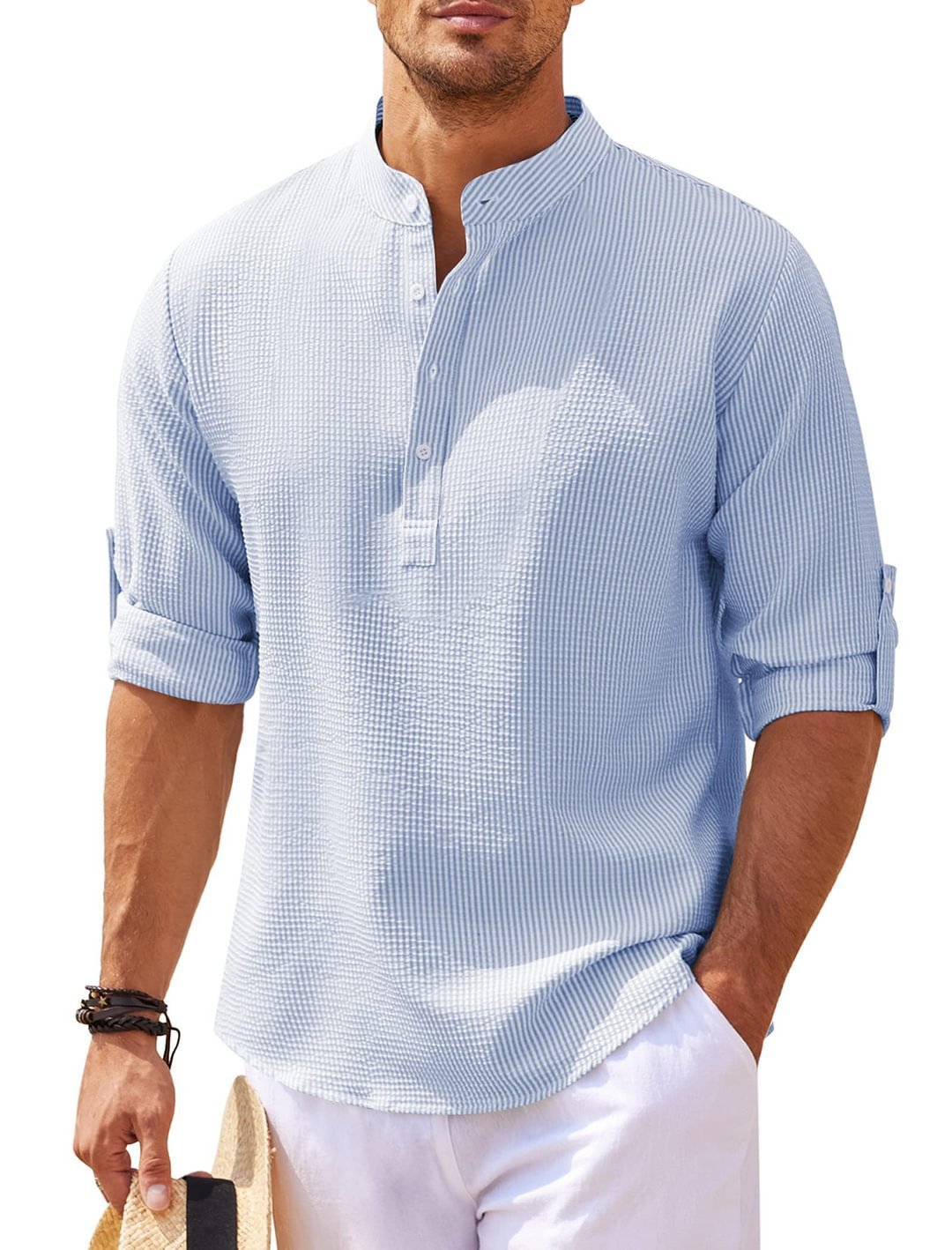 Men's Casual Shirt with Long Sleeve