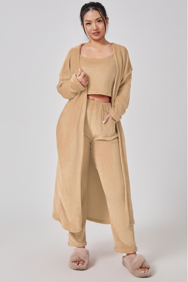 3 Piece Cozy Pajama Set for comfy days