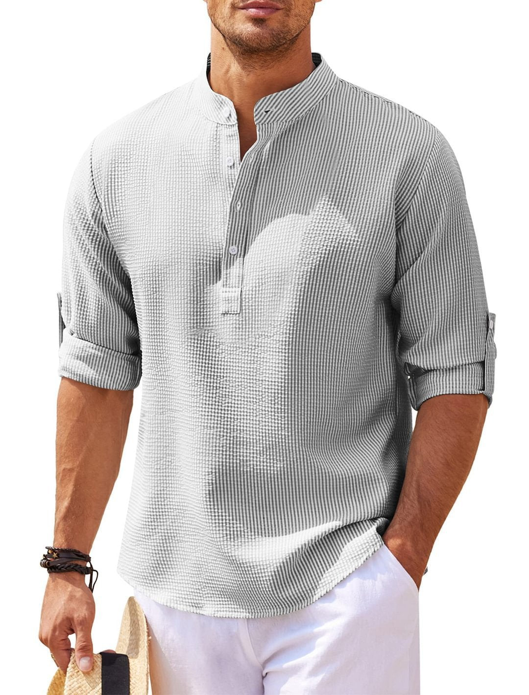 Men's Casual Shirt with Long Sleeve